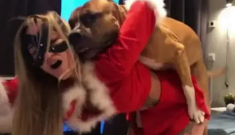 AOZ Jack ve Sonya Sonka zoophile seviyor için sikme ile ona favori köpek Jack